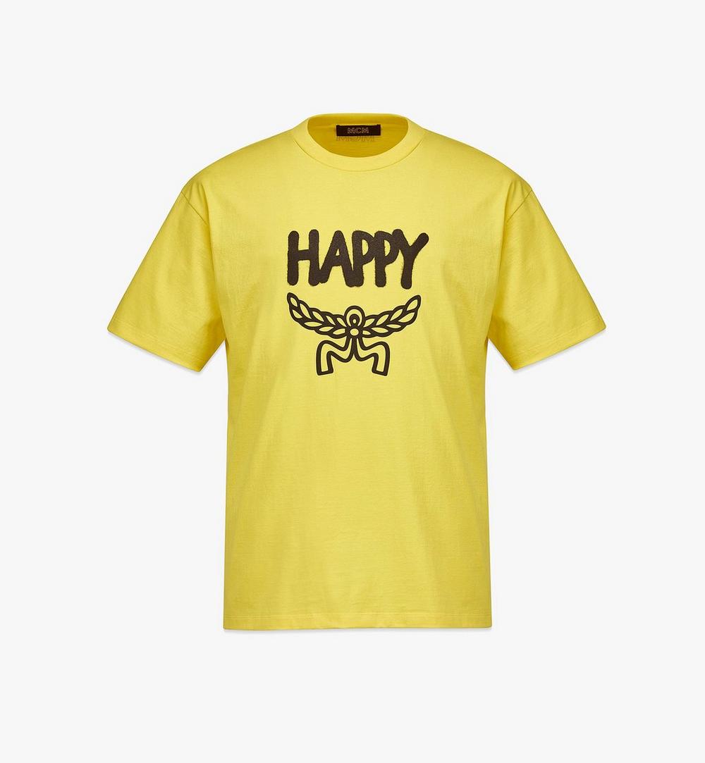男士 MCM 系列有機棉 HAPPY 印花 T 恤 1